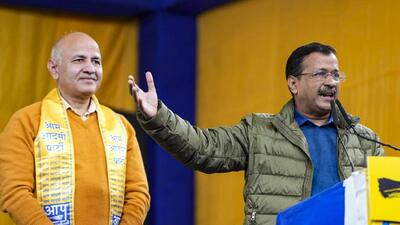 Arvind Kejriwal and Manish Sisodia in New Delhi. (PTI) Arvind Kejriwal and Manish Sisodia in New Delhi. (PTI)