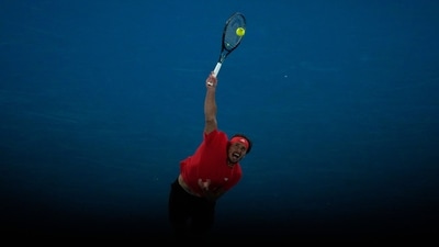 Zverev had moments of brilliance, and came twice within two points of taking the second set, but his wait for an elusive Grand Slam title continues. (AP) Zverev had moments of brilliance, and came twice within two points of taking the second set, but his wait for an elusive Grand Slam title continues. (AP)