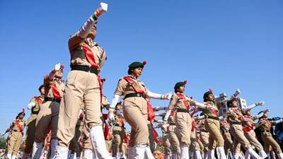 Over 250 police personnel were honoured for exemplary service, including Kamini Rathore, assistant commissioner, who received the Police Medal for meritorious service. (Sunil Ghosh/HT Photo) Over 250 police personnel were honoured for exemplary service, including Kamini Rathore, assistant commissioner, who received the Police Medal for meritorious service. (Sunil Ghosh/HT Photo)