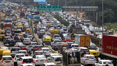 The CEO claimed that Bengaluru's roads were dusty and the traffic signals were not visible. (PTI)