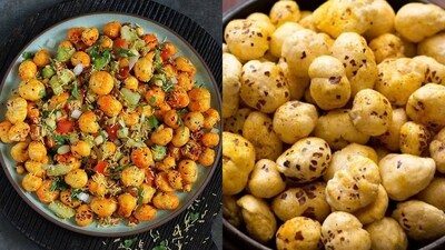 This 5-minute phool makhana chaat doesn't compromise on flavour while packing on the nutrients! (Photos: Cooking Carnival, Dassana's Veg Recipes) This 5-minute phool makhana chaat doesn't compromise on flavour while packing on the nutrients! (Photos: Cooking Carnival, Dassana's Veg Recipes)