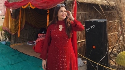 Actor Bhagyashree at Maha Kumbh in Prayagraj (Anil Kumar Maurya/HT) Actor Bhagyashree at Maha Kumbh in Prayagraj (Anil Kumar Maurya/HT)