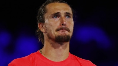 Alexander Zverev was heckled by a woman as she referenced the two physical abuse cases against him. REUTERS/Edgar Su (REUTERS)