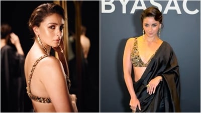 Alia Bhatt attends the Sabyasachi 25-year anniversary show. Alia Bhatt attends the Sabyasachi 25-year anniversary show.