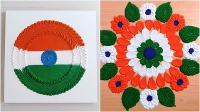 Republic Day 2025: Rangoli designs to spruce up your home. (Pinterest) Republic Day 2025: Rangoli designs to spruce up your home. (Pinterest)
