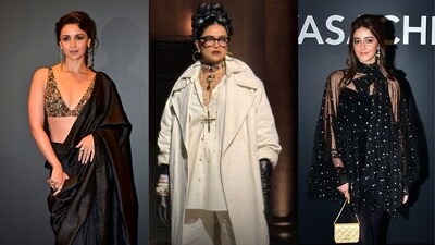 Celebrities at the Sabyasachi show Celebrities at the Sabyasachi show