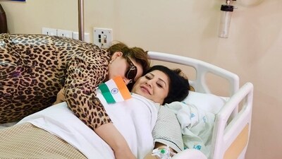 Urvashi Rautela took to social media to share the update. Urvashi Rautela took to social media to share the update.