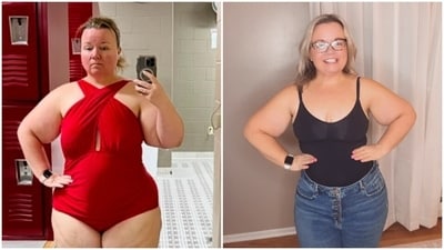 Brittany managed to lose 73 kg during her weight loss journey. Brittany managed to lose 73 kg during her weight loss journey.