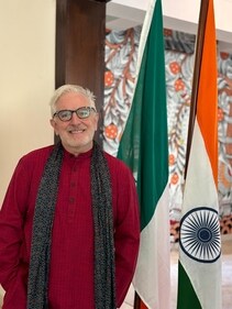 "In October, we also inaugurated the first Irish-Indian pandal at in Kolkata, featuring both Goddess Durga and the Celtic Goddess Danu. It is the honour of my lifetime to be in a position to see this relationship grow " "In October, we also inaugurated the first Irish-Indian pandal at in Kolkata, featuring both Goddess Durga and the Celtic Goddess Danu. It is the honour of my lifetime to be in a position to see this relationship grow "