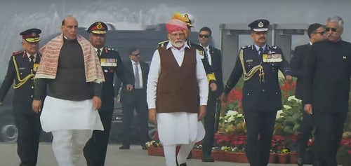 Republic Day 2024: PM Modi at National War Memorial (YouTube/Narendra Modi) Republic Day 2024: PM Modi at National War Memorial (YouTube/Narendra Modi)