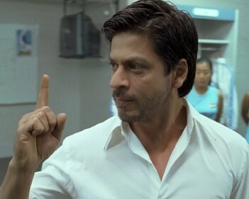 Shah Rukh Khan in a still from Chak De! India.