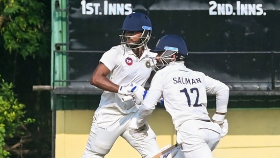 Kerala's batters survived on a day four pitch to earn three important points in a classic Ranji Trophy match vs Madhya Pradesh. Kerala's batters survived on a day four pitch to earn three important points in a classic Ranji Trophy match vs Madhya Pradesh.