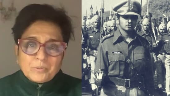 On India’s 76th Republic Day, Kiran Bedi shared a video reflecting on her historic 1975 Republic Day parade leadership. (Instagram/kiranbediofficial)