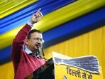 National Convenor of Aam Aadmi Party Arvind Kejriwal address a Jansabha at Palam Assembly in New Delhi on Monday. (HT Photo) National Convenor of Aam Aadmi Party Arvind Kejriwal address a Jansabha at Palam Assembly in New Delhi on Monday. (HT Photo)