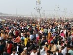 Heavy pilgrim influx at Mahakumbh Nagar ahead of the Mauni Amavasya snan. Heavy pilgrim influx at Mahakumbh Nagar ahead of the Mauni Amavasya snan.