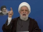 Israel has to withdraw because the 60 days are over, said Lebanon's Hezbollah leader Sheikh Naim Qassem.