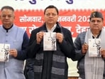 Uttarakhand chief minister Pushkar Singh Dhami announcing the implementation of the Uniform Civil Code (UCC), in Dehradun. Uttarakhand chief minister Pushkar Singh Dhami announcing the implementation of the Uniform Civil Code (UCC), in Dehradun.