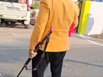 BJP leader and Ex-MLA Pranav Singh
who is a close associate of attacked the Khanpur’s MLA (Independent) Umesh Kumar’s office. BJP leader and Ex-MLA Pranav Singh
who is a close associate of attacked the Khanpur’s MLA (Independent) Umesh Kumar’s office.