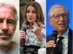 Following the recent disclosure of the Jeffrey Epstein list, an old video has gone viral where Bill Gates’ former wife, Melinda, is heard saying that her ex-husband’s association with the notorious paedophile was part of the reason for their divorce (New York State Sex Offender Registry via AP, File, REUTERS/Nic Bothma, photo by Thomas SAMSON / AFP) Following the recent disclosure of the Jeffrey Epstein list, an old video has gone viral where Bill Gates’ former wife, Melinda, is heard saying that her ex-husband’s association with the notorious paedophile was part of the reason for their divorce (New York State Sex Offender Registry via AP, File, REUTERS/Nic Bothma, photo by Thomas SAMSON / AFP)