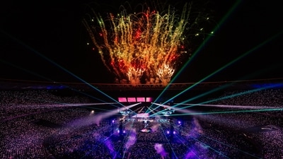 Coldplay's India tour included performances in Mumbai on January 19 and 21, followed by two shows in Ahmedabad on January 25 and 26. 