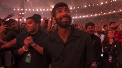 Chris Martin also played a clip of Jasprit Bumrah, where the fast bowler was demolishing the batters with his sheer class and pace. Coldplay also displayed Bumrah's signed Test jersey on the stage. This was not the first time Chris showed his love and respect for the cricketer. The bowler also received a special shout-out from Chris during Coldplay's concerts in Mumbai. 