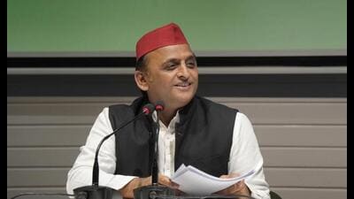 Akhilesh Yadav is expected to address a public gathering in Milkipur on February 3, (File Photo) Akhilesh Yadav is expected to address a public gathering in Milkipur on February 3, (File Photo)