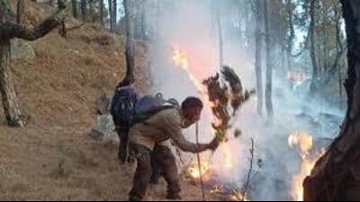 Army initiated proactive measures to keep the fire away from its posts. (HT representational)