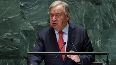 United Nations Secretary-General Antonio Guterres urged for a ceasefire in Lebanon, highlighting the importance of maintaining sovereignty. (Reuters)