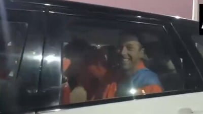 Coldplay founder and singer Chris Martin at Mahakumbh Mela. (ANI) Coldplay founder and singer Chris Martin at Mahakumbh Mela. (ANI)