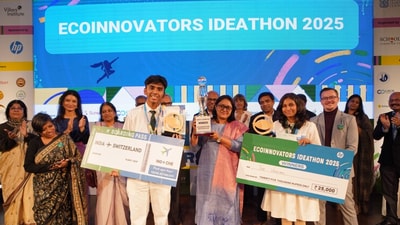 The EcoInnovators Ideathon Grand Finale was held at the India Habitat Centre in New Delhi on January 24, 2025. The EcoInnovators Ideathon Grand Finale was held at the India Habitat Centre in New Delhi on January 24, 2025.