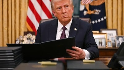 US President Donald Trump revealed plans to impose tariffs of 25% on Colombian goods, which would increase to 50% within a week. (AFP) US President Donald Trump revealed plans to impose tariffs of 25% on Colombian goods, which would increase to 50% within a week. (AFP)