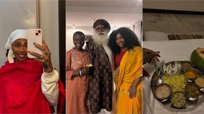 During her visit, SZA participated in the Samyama program, one of Isha’s most intensive offerings. During her visit, SZA participated in the Samyama program, one of Isha’s most intensive offerings.