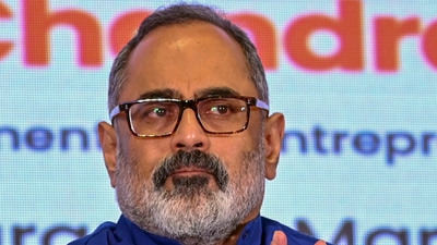 Union minister Rajeev Chandrasekhar. (PTI) Union minister Rajeev Chandrasekhar. (PTI)