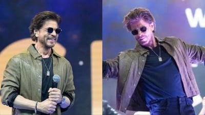 Shah Rukh Khan attended an event in Dubai.