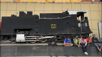 The ZF Class engine used to haul the trains on the Kala-Shimla route and was manufactured in Nazi Germany in 1935. (HT Photo) The ZF Class engine used to haul the trains on the Kala-Shimla route and was manufactured in Nazi Germany in 1935. (HT Photo)