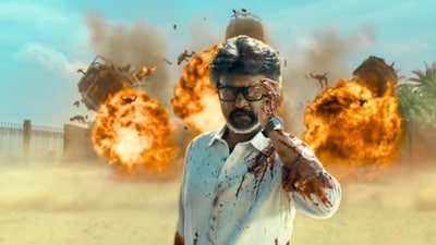 Rajinikanth's still from Jailer 2 teaser announcement. (Instgaram) Rajinikanth's still from Jailer 2 teaser announcement. (Instgaram)