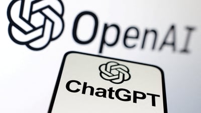 OpenAI and ChatGPT logos are seen in this illustration taken, February 3, 2023. (REUTERS)