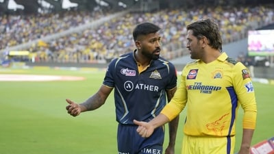 Pandya had been India's T20I captain for much of 2023 in Rohit Sharma sat out from the format. (AP) Pandya had been India's T20I captain for much of 2023 in Rohit Sharma sat out from the format. (AP)