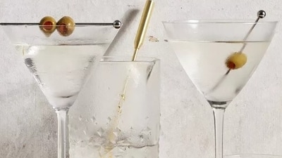 The Caesar Salad Martini delivers a salty, umami-packed punch that cocktail adventurers can’t resist.