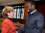 Gloria Allred, as seen in this old picture 50 Cent shared on Instagram, is repping the photographer suing the rapper. Gloria Allred, as seen in this old picture 50 Cent shared on Instagram, is repping the photographer suing the rapper.