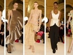 Schiaparelli's Icarus collection soars at Paris Couture Week, balancing whimsy and wearability. Schiaparelli's Icarus collection soars at Paris Couture Week, balancing whimsy and wearability.