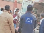 The rescue operations underway in Baghpat after a 'machaan' collapse. The rescue operations underway in Baghpat after a 'machaan' collapse.