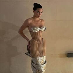 chinese dress ladies Mylah Black Mermaid Spaghetti Straps Glitter Mermaid Dress with Slit main image 0