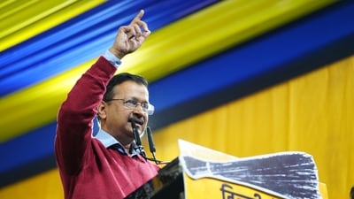 National Convenor of Aam Aadmi Party Arvind Kejriwal address a Jansabha at Palam Assembly in New Delhi on Monday. (HT Photo) National Convenor of Aam Aadmi Party Arvind Kejriwal address a Jansabha at Palam Assembly in New Delhi on Monday. (HT Photo)