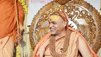 Saint Jagadguru Shankaracharya Swami Avimukteshwarananda Saraswati Maharaj during Mahakumbh 2025, in Prayagraj. (ANI) Saint Jagadguru Shankaracharya Swami Avimukteshwarananda Saraswati Maharaj during Mahakumbh 2025, in Prayagraj. (ANI)