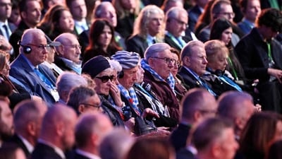 On the 80th anniversary of the liberation of the German Nazi concentration and extermination camp Auschwitz, Holocaust survivors gathered to commemorate their escape during World War II (Sergei Gapon/AFP) On the 80th anniversary of the liberation of the German Nazi concentration and extermination camp Auschwitz, Holocaust survivors gathered to commemorate their escape during World War II (Sergei Gapon/AFP)