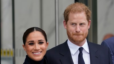 Prince Harry and Meghan Markle's new PR team aims to enhance their brand as a family amid ongoing divorce rumours and public speculation. (AP Photo/Seth Wenig, File) (AP) Prince Harry and Meghan Markle's new PR team aims to enhance their brand as a family amid ongoing divorce rumours and public speculation. (AP Photo/Seth Wenig, File) (AP)