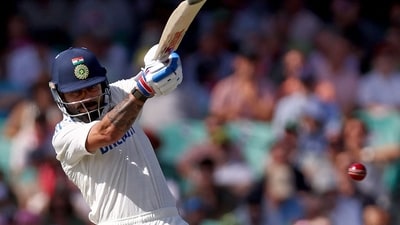 India's Virat Kohli hits a boundary during day two of the fifth cricket Test match between Australia and India at The SCG in Sydney on January 4 (AFP) India's Virat Kohli hits a boundary during day two of the fifth cricket Test match between Australia and India at The SCG in Sydney on January 4 (AFP)