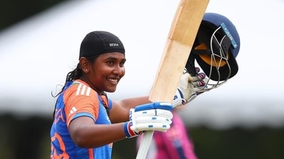 Right-handed batter Gongadi Trisha scripted history as she became the first centurion in the history of Women's U19 T20 World Cup (ICC - X) Right-handed batter Gongadi Trisha scripted history as she became the first centurion in the history of Women's U19 T20 World Cup (ICC - X)