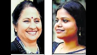 Professor Sapna Nanda and research scholar Bharti Goel worked on diabetic management using a new oral synergistic formulation of natural traditional herbs with fewer side effects as compared to synthetic medicines. (HT Photo)